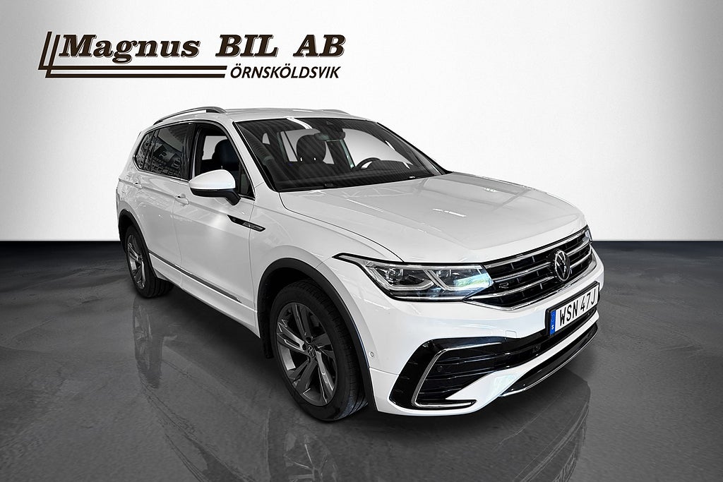 Volkswagen Tiguan Allspace 7-sätes 2.0 TSI OPF 4Motion R-Line Euro 6 miniatyr 2