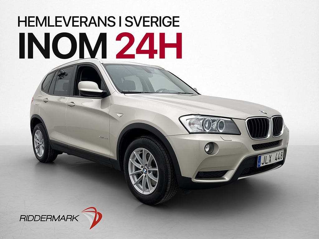 BMW X3 xDrive20d 184hk Bluetooth 0.56l/mil