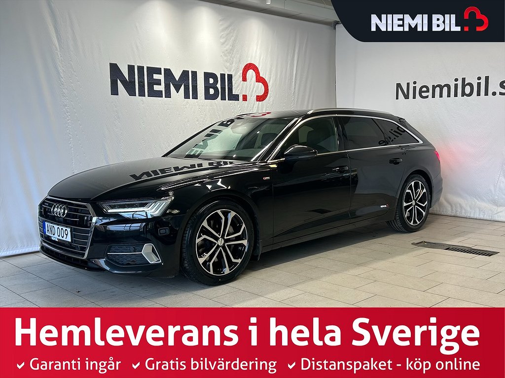 Audi A6 Avant 45 TDI Quattro S-line/MoK/D-värm/Drag/360/Navi