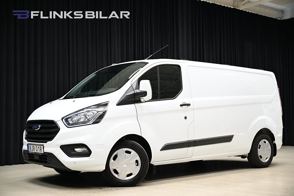 Ford Transit Custom Custom 130HK L2 Automat|Inredd|Drag|Värmare|NyKamrem