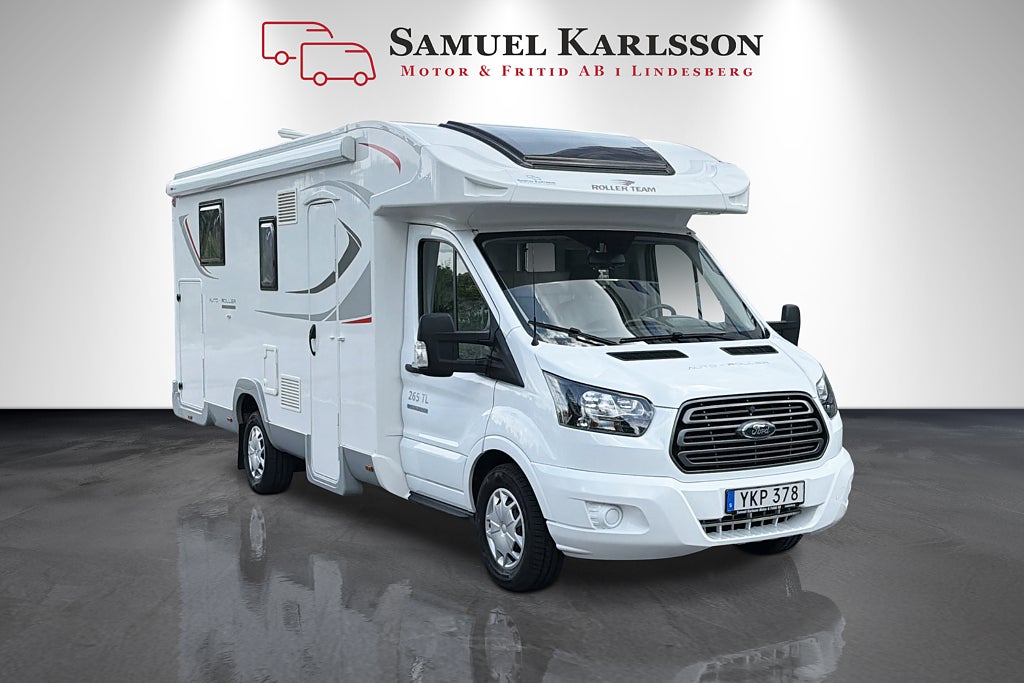 Roller Team 265 TL | 5-bältade | Queenbed | Taksäng | Solcell | Backkamera