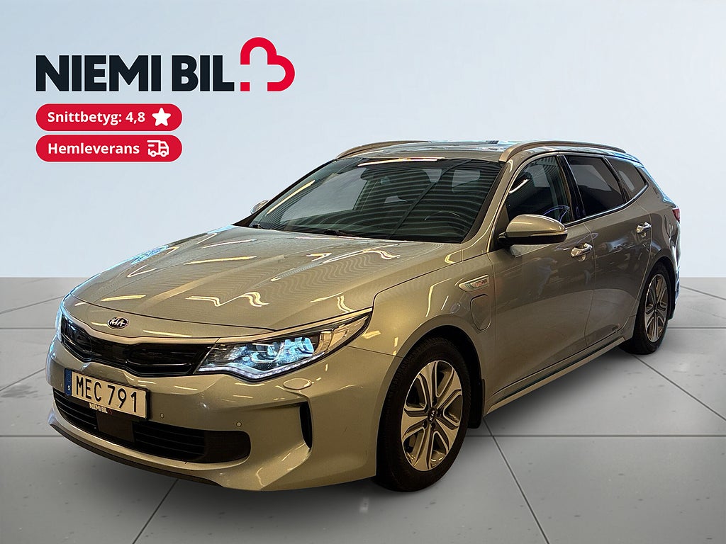 Kia Optima Sport Plug-in AdaptivFart/SoV/Navi/Kamera/Drag/Rattvärm