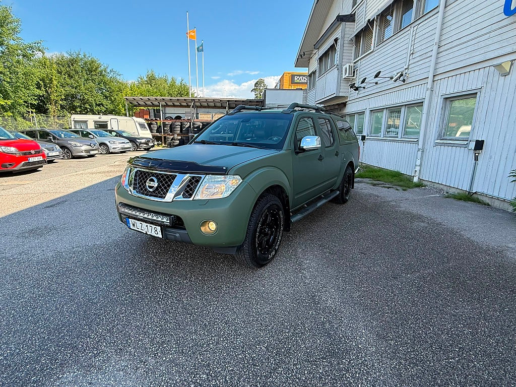 Nissan Navara DUBBELHYTT 3.0 DCI V6 4x4 AUT NAVI B-KAM NYBESK/NYSERV