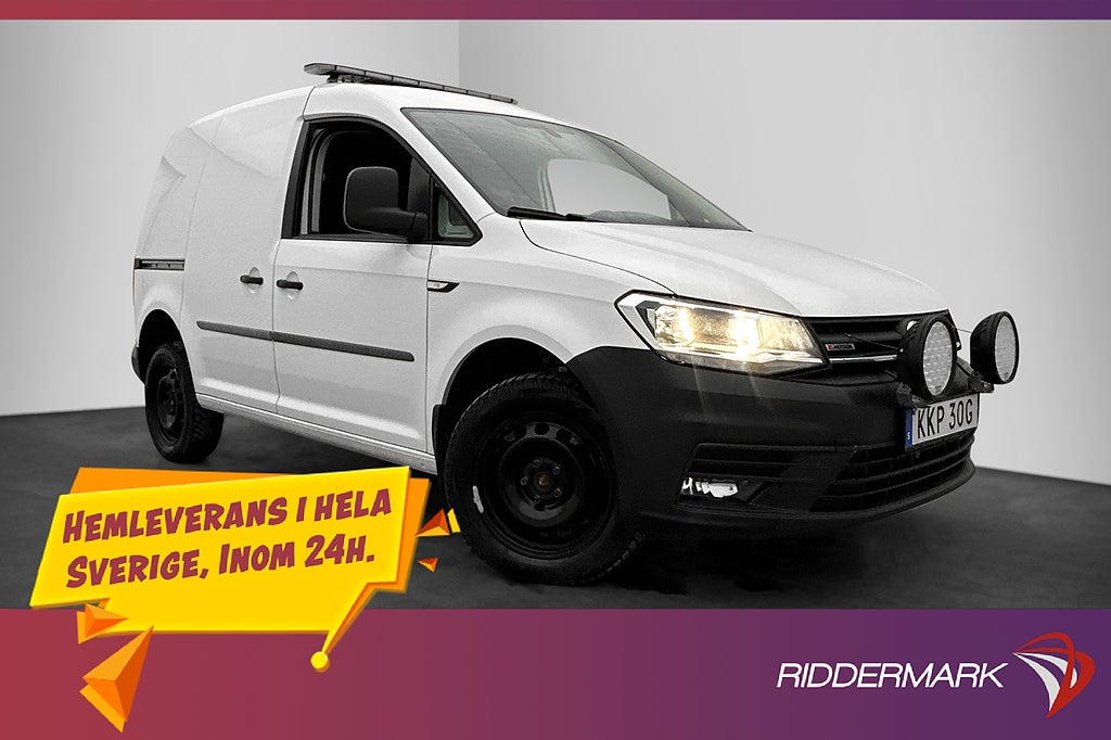 Volkswagen Caddy 4M Värm PDC 2xDörr Farthållare CARPLAY Moms