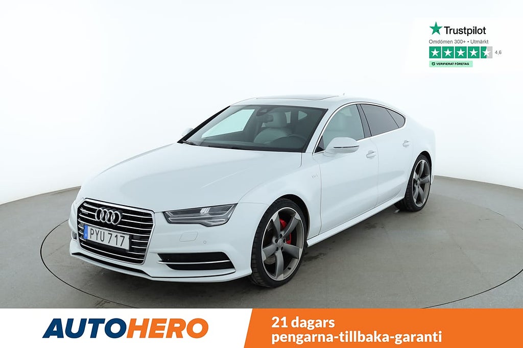 Audi A7 3.0 V6 TDI Quattro Comp / Taklucka, Bose, Luftfj