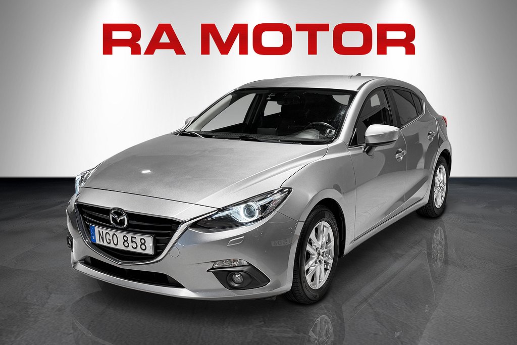 Mazda 3 Sport 2,0 SKYACTIV-G 120hk Vision Navi P-sensorer 2016