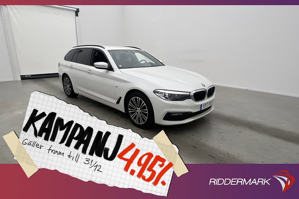 BMW 520 d xDrive Touring Sport line HiFi Kame 4,95% Ränta