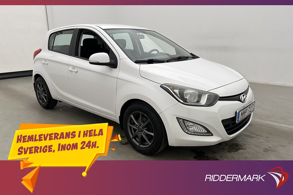 Hyundai i20 1.2 Premium Keyless P-Sensorer ACC Låg skatt