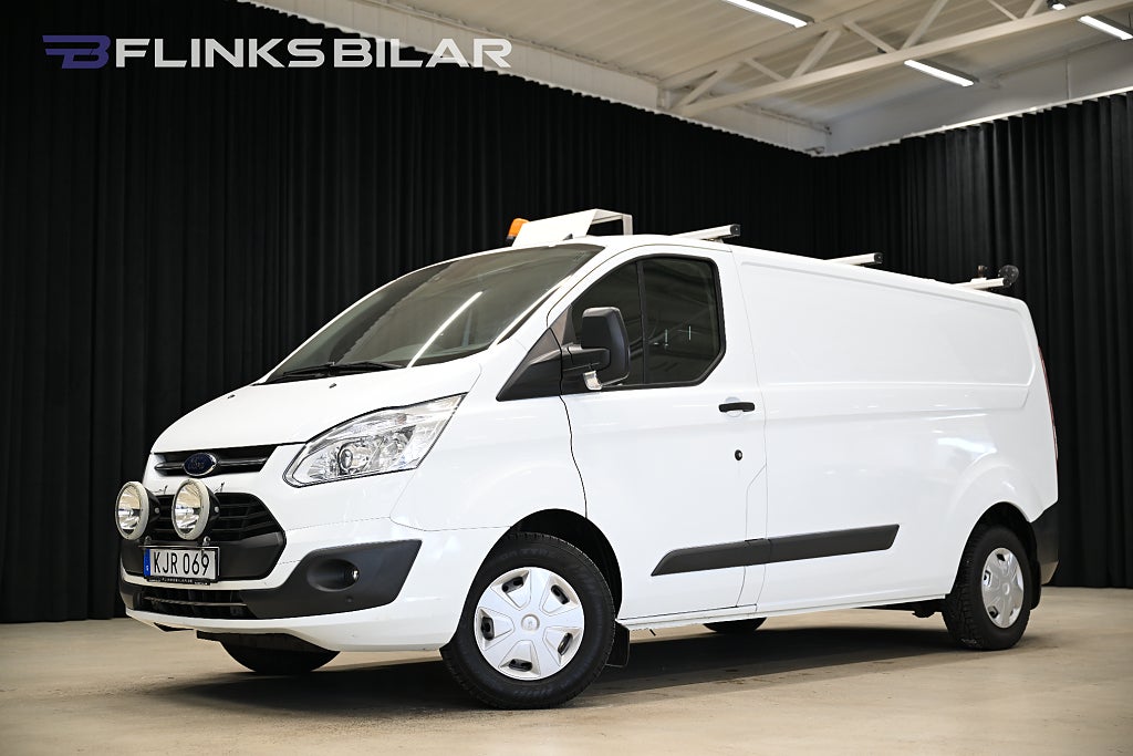 Ford transit Custom 130HK L2|Inredd|Drag|Värmare|Backkamera|NyKamrem