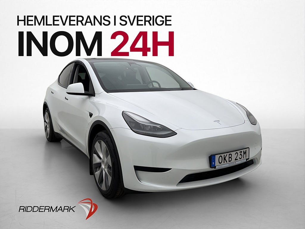 Tesla Model Y Standard Range 299hk Autopilot Dragkrok MOMS