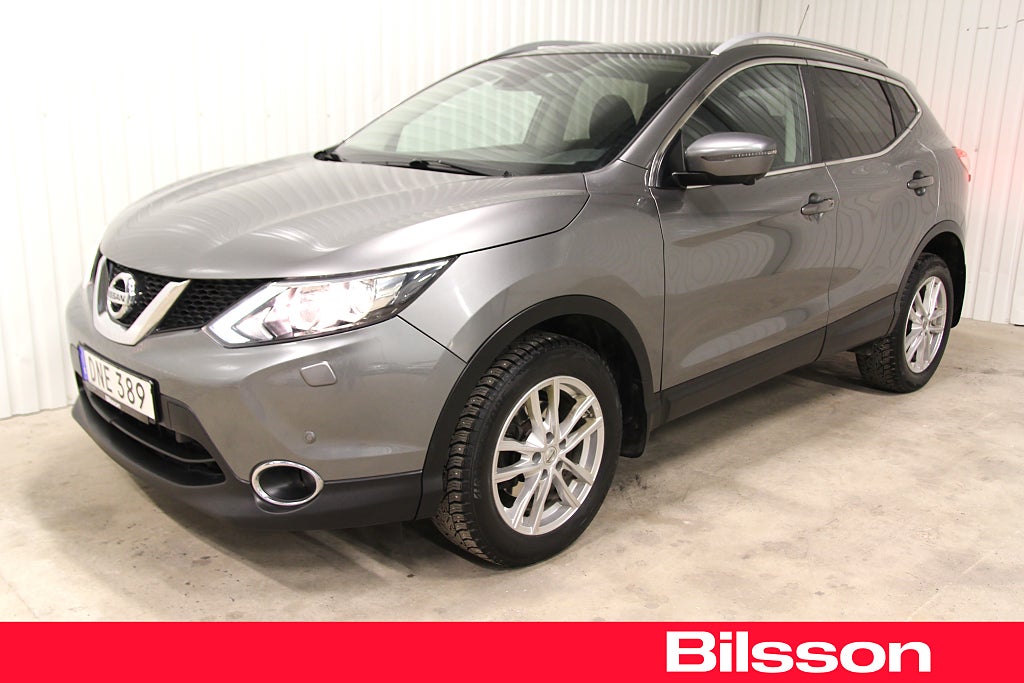 Nissan Qashqai 1.2 automat, navigation, panorama, 360-kamera, nybesiktigad