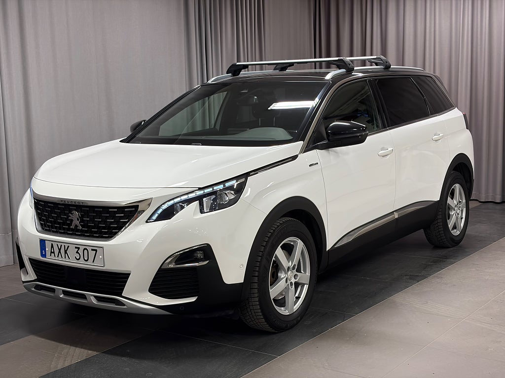 Peugeot 5008 GT-LINE PT 165 AUT 7-Sits Drag Vinterhjul Lastbågar