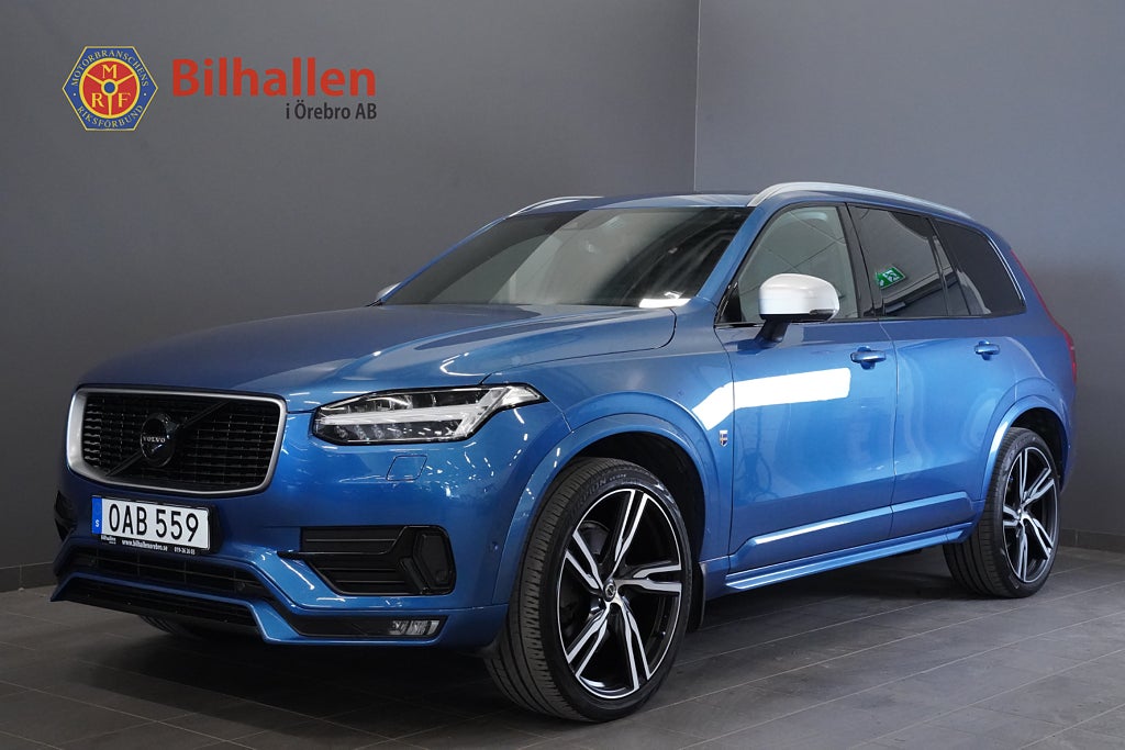 Volvo XC90 T6 AWD Automat R-Design 7-Sits Luftfj. 22" B&W Pano HuD