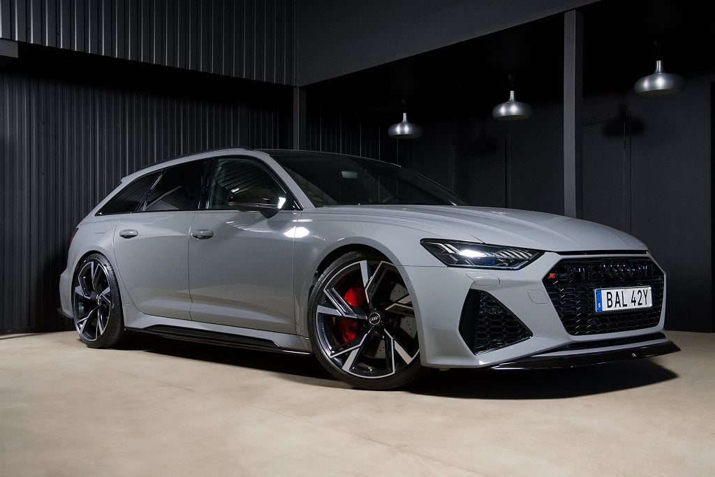 Audi RS6 Avant 4.0l V8 B&O / Nardogrå / Drag / Värmare 