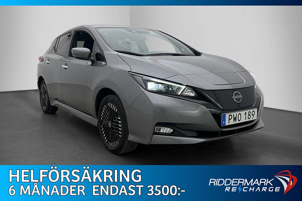 Nissan Leaf E+ N-Connecta 360° Navi Rattvärme CarPlay