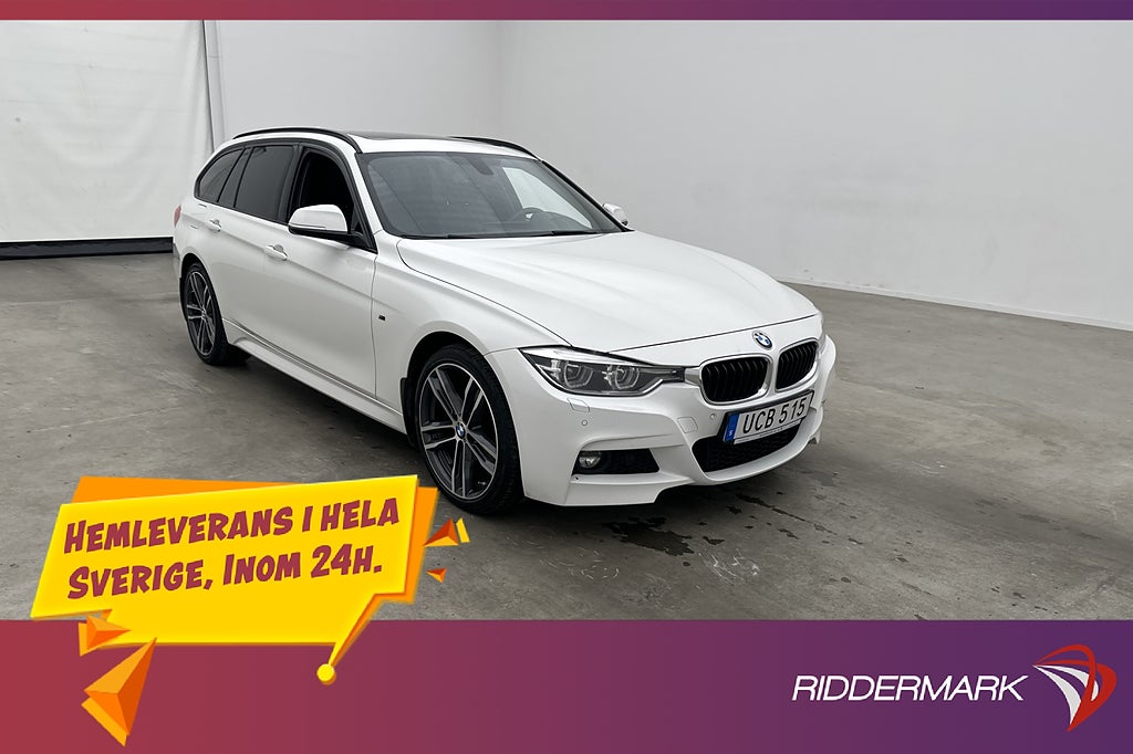 BMW 330i xDrive M Sport Pano H/K Kamera Skinn Dragkrok