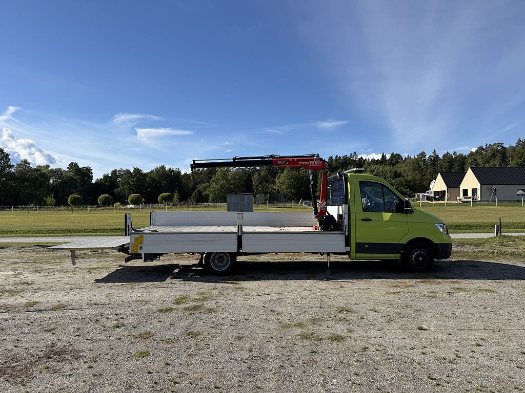 Volkswagen crafter Kranbil, bakgavellyft, Chassi 50 Euro 6