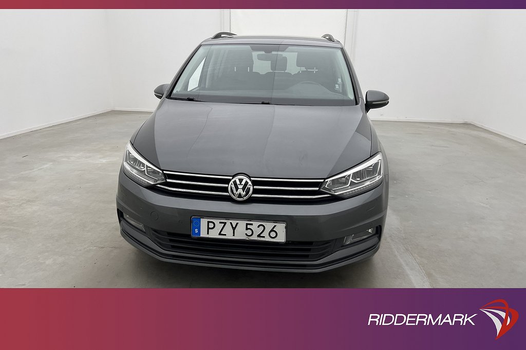 Volkswagen Touran TSI 110hk 7-Sits Kamera Adaptiv-Fart Drag