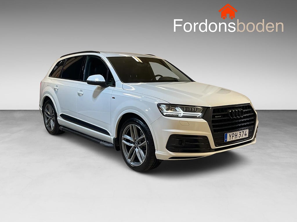 Audi Q7 3.0 TDI Q S-Line 7-Sits Drag Bose Cockpit Matrix 272hk