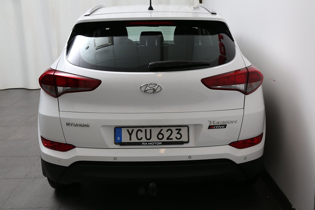 Hyundai Tucson 1,6 GDI blue 132hk Active 2WD Extraljus Dragkrok 2017