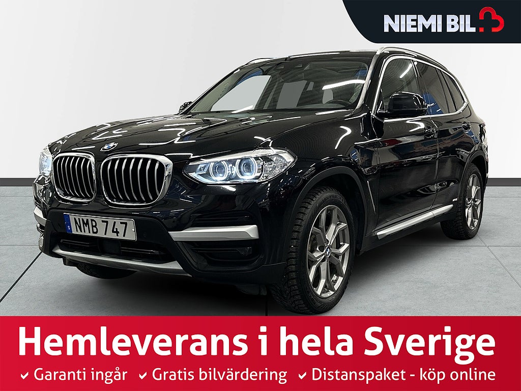 BMW X3 xDrive30e X line S&V/Ambient/Carplay/Pvärm/Pano/MOMS