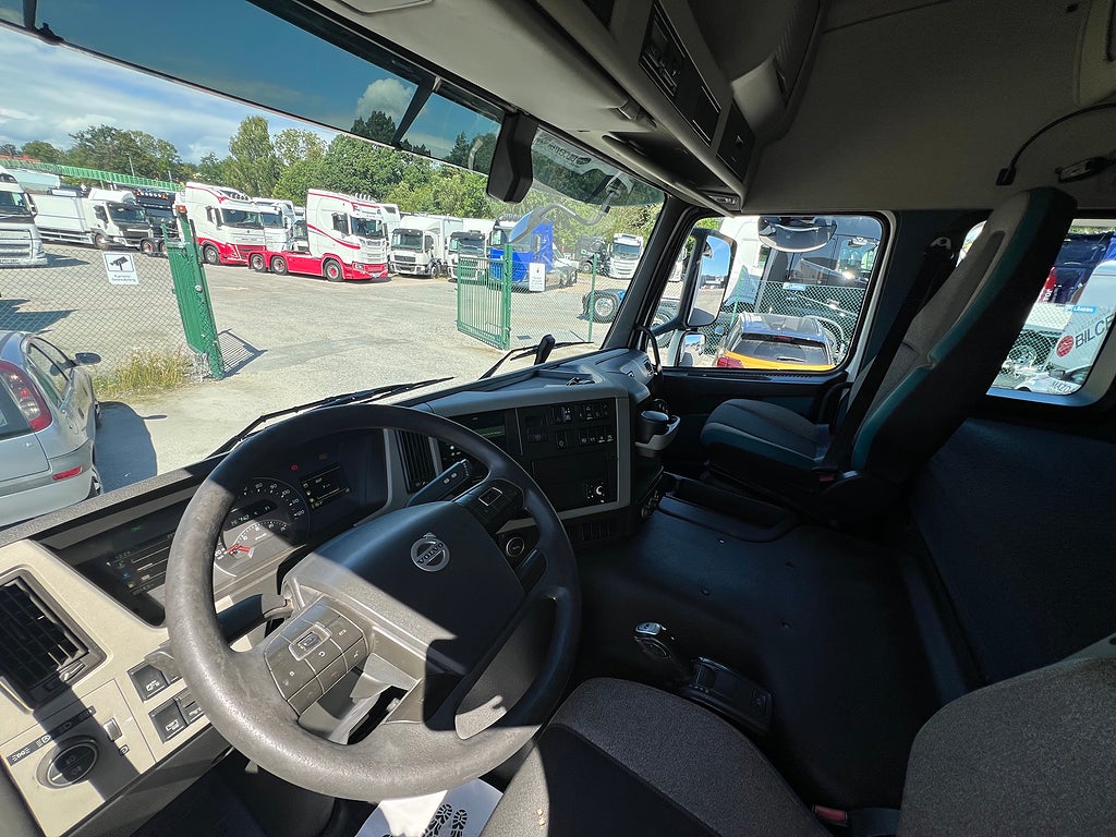 Volvo FM 410 6x2 Skåpbil, Öppningsbarsida, Bussbygg, Värmare