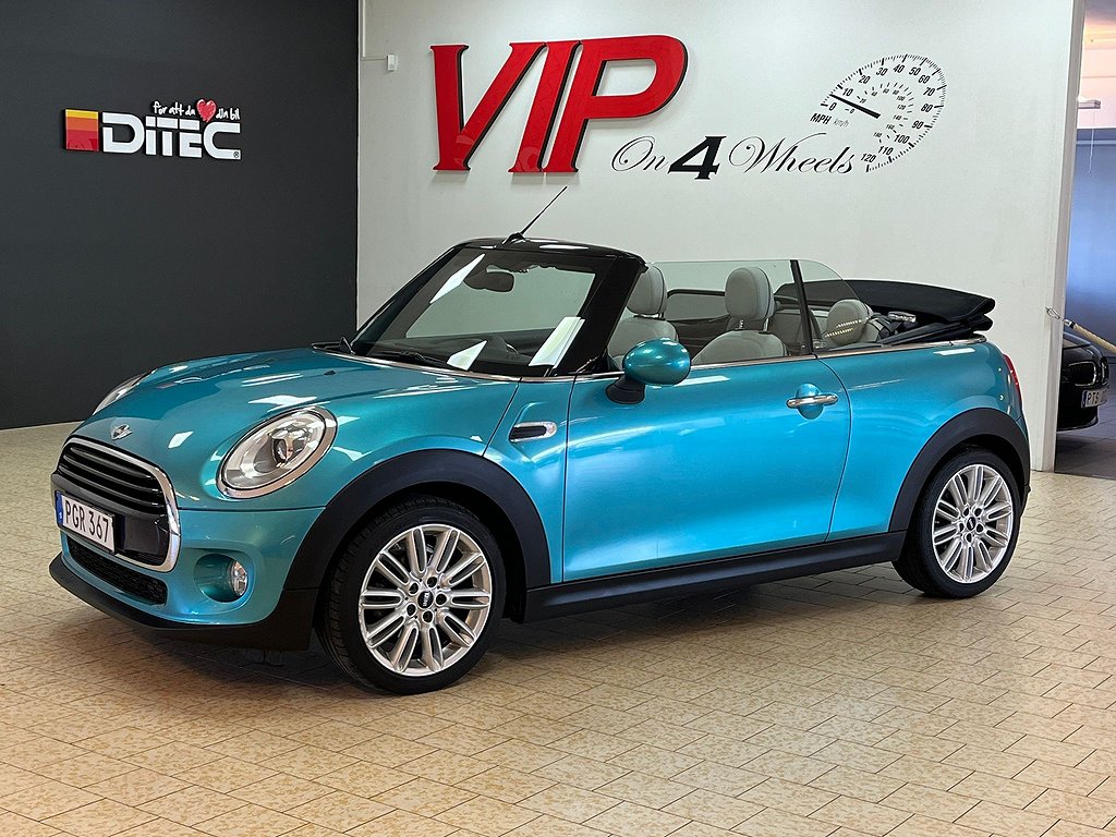 MINI Cooper (136hk) Convertible Läder Euro 6