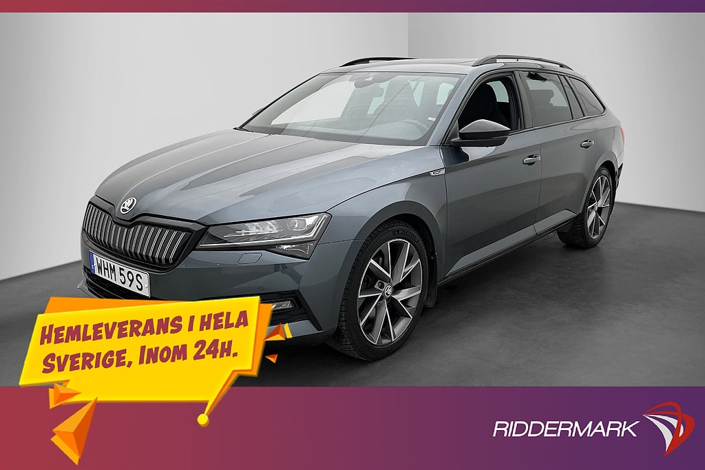 Skoda Superb iV Combi Sportline Värmare Drag Pano 360°