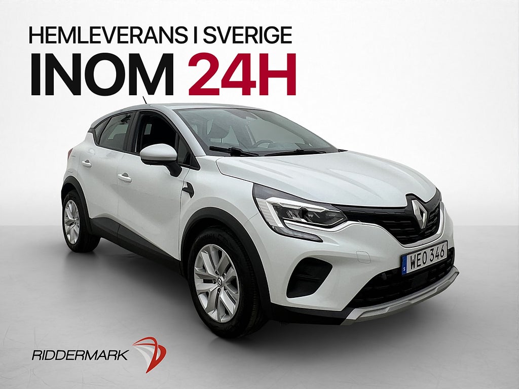 Renault Captur TCe 140hk M&K-Värmare P-Sernsorer Farthållare