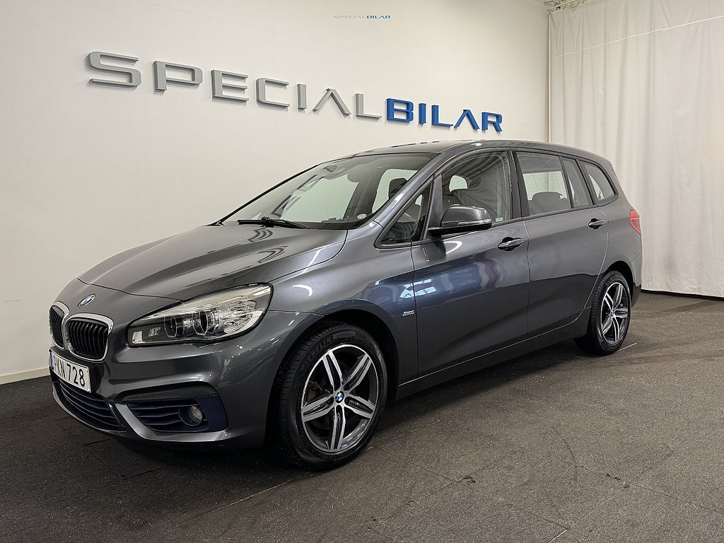 BMW 218i Gran Tourer Automat Sport Line 7-Sits Dragkrok