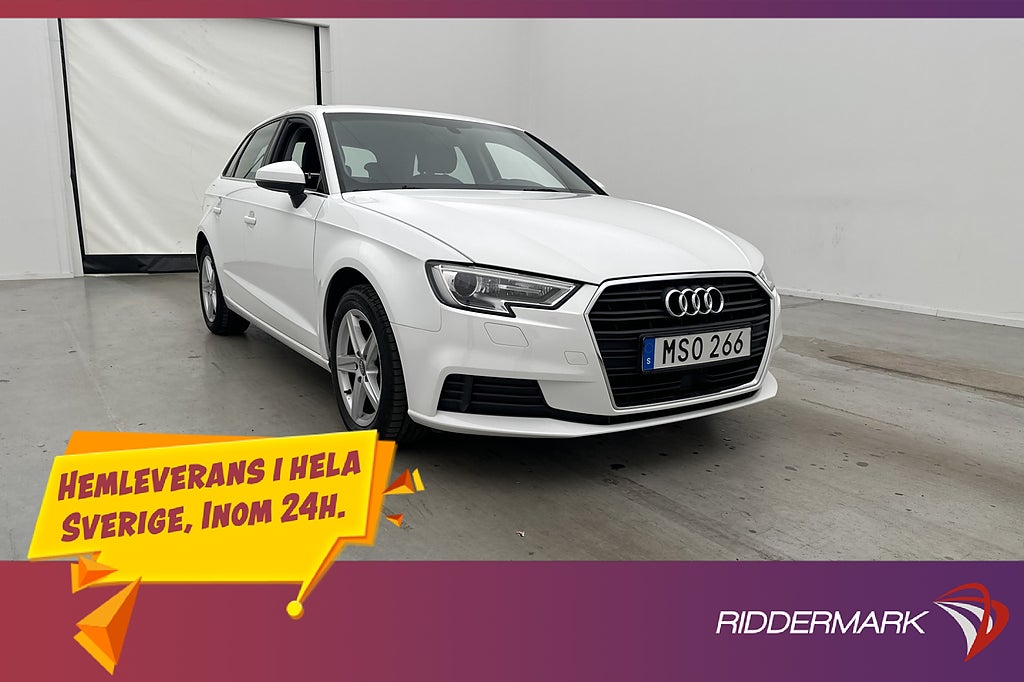 Audi A3 Sportback 35 TFSI 150hk Proline P-Sensorer Adp-Fart