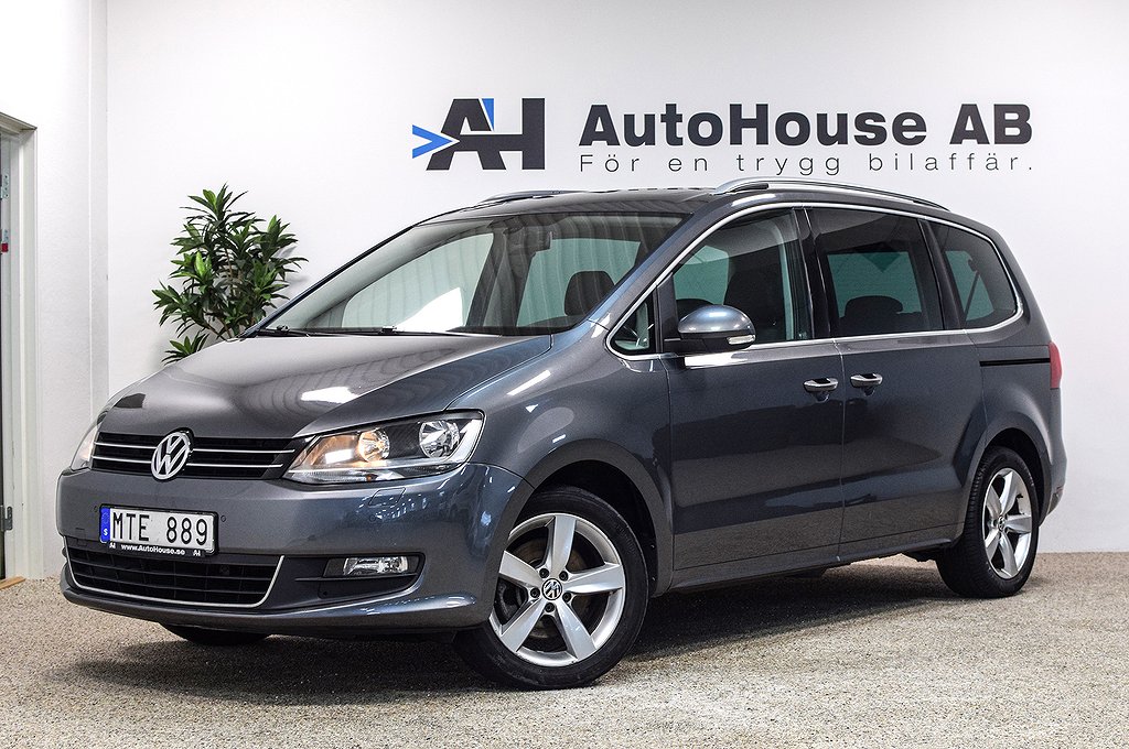 Volkswagen Sharan 2.0 TDI 7-Sits Premium Glastak Värmare