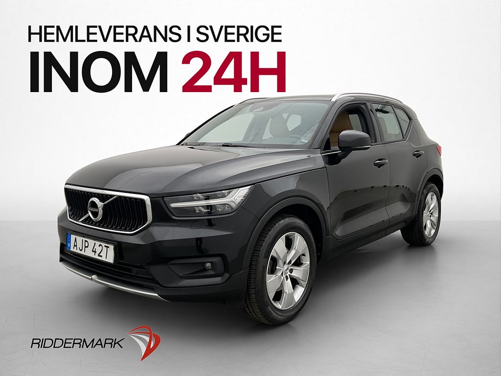 Volvo XC40 T3 163hk Momentum Skinn Värm Kamera Drag CarPlay