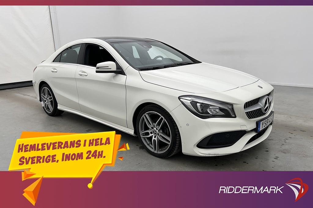 Mercedes-Benz CLA 200 d 4M AMG Värmare Panorama H/K Kamera