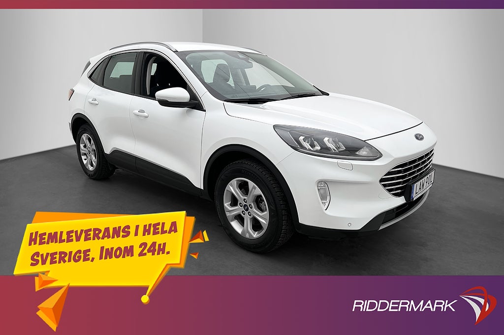 Ford Kuga Plug-In E-CVT 225hk Kamera Sensorer Rattvärme Drag