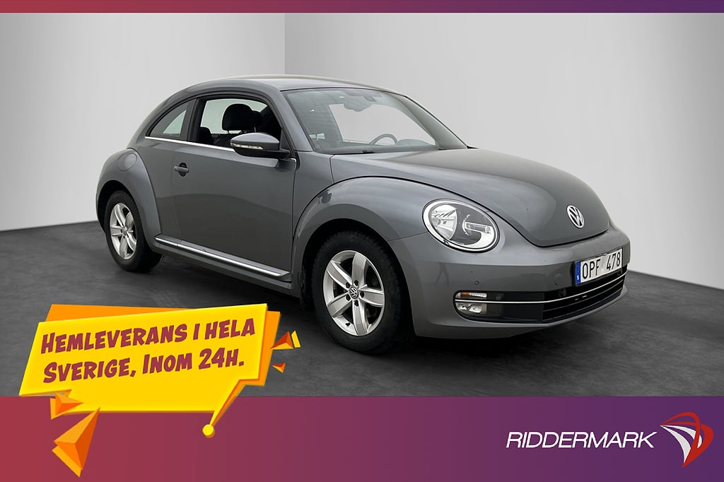 Volkswagen Beetle 1.2 TSI 105hk Premium Sensorer Farthållare