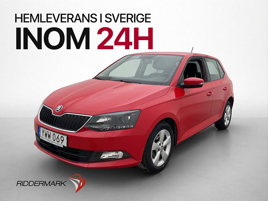 Skoda Fabia 1.0 TSI 95hk Style Värmare CarPlay Keyless