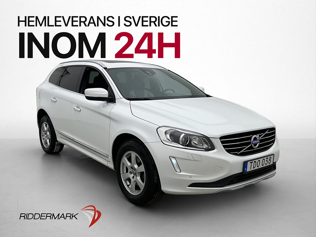 Volvo XC60 D4 190hk AWD Summum Pano Värmare VOC Skinn Drag