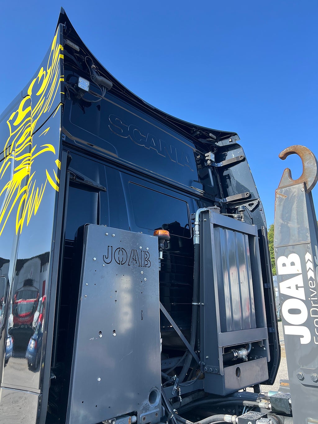 Scania R650 V8 6x4 Tandem Lastväxlare, Kranflak & Liftdumper, Euro 6