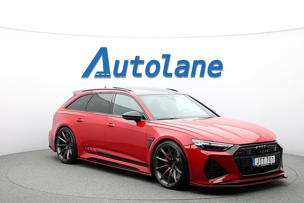 Audi RS6 B&O, Panorama, HUD, BC-Forged 22" 900hk+  *Se Spec*