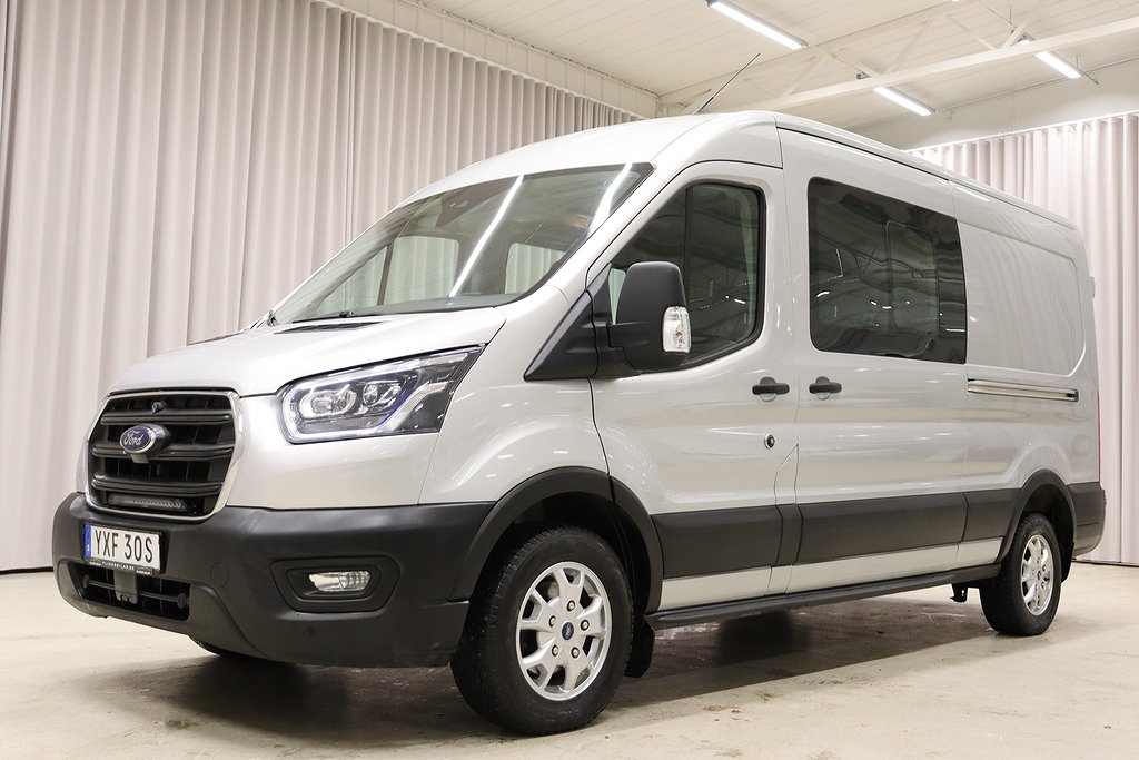 Ford Transit 350 TDCi AWD 170HK Dubbelhytt EnÄgare Leasebar