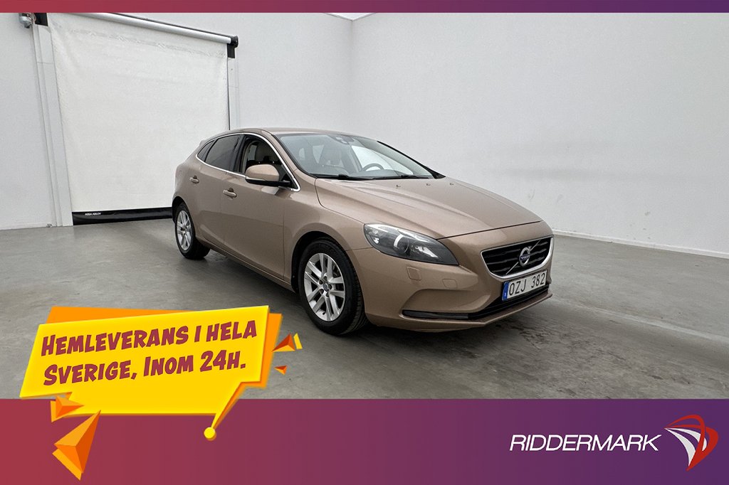 Volvo V40 D3 150hk Summum VOC Värmare Skinn Elstol Dragkrok
