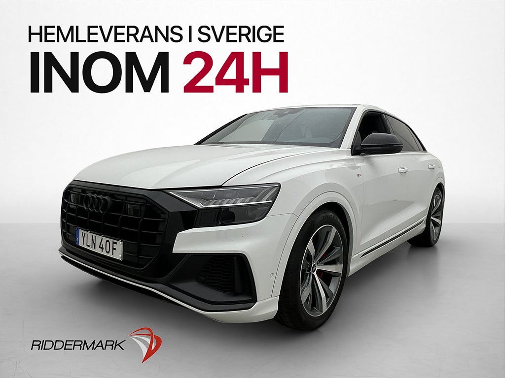 Audi Q8 60 TFSI e Quattro 462hk S-line B&O Kamera Navi Drag