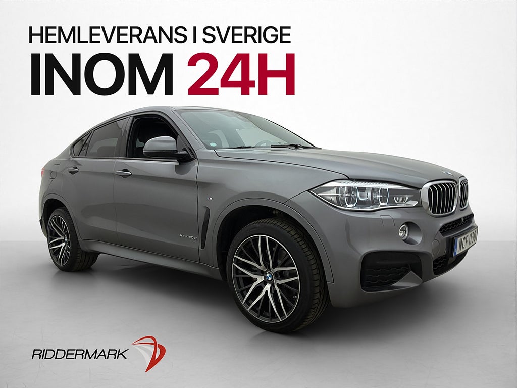 BMW X6 xDrive40d M Sport Innovation D-Värm H/K 360° HuD Drag
