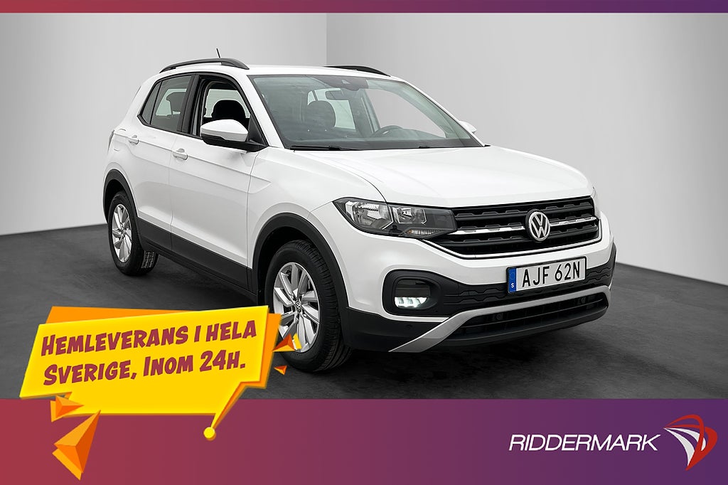 Volkswagen T-CROSS 1.0 TSI 95hk P-Sensorer Lane assist Fart