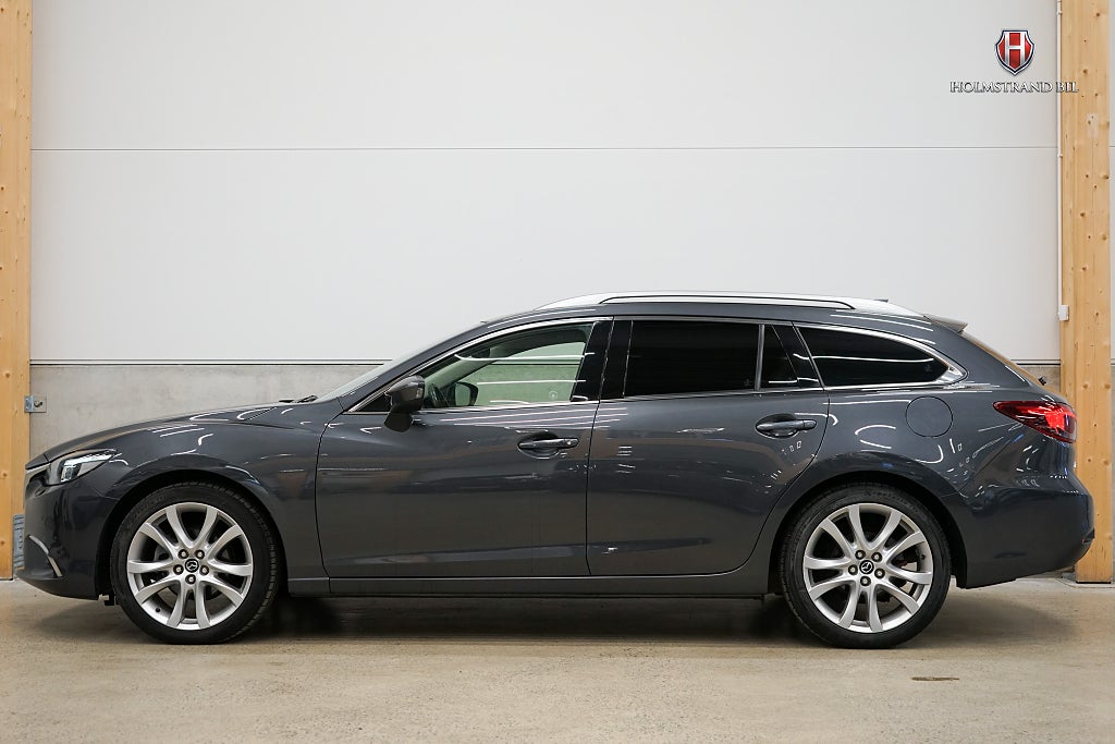 Mazda 6 Wagon 2.2 AWD Optimum Drag Värmare BOSE HUD Kamera GPS
