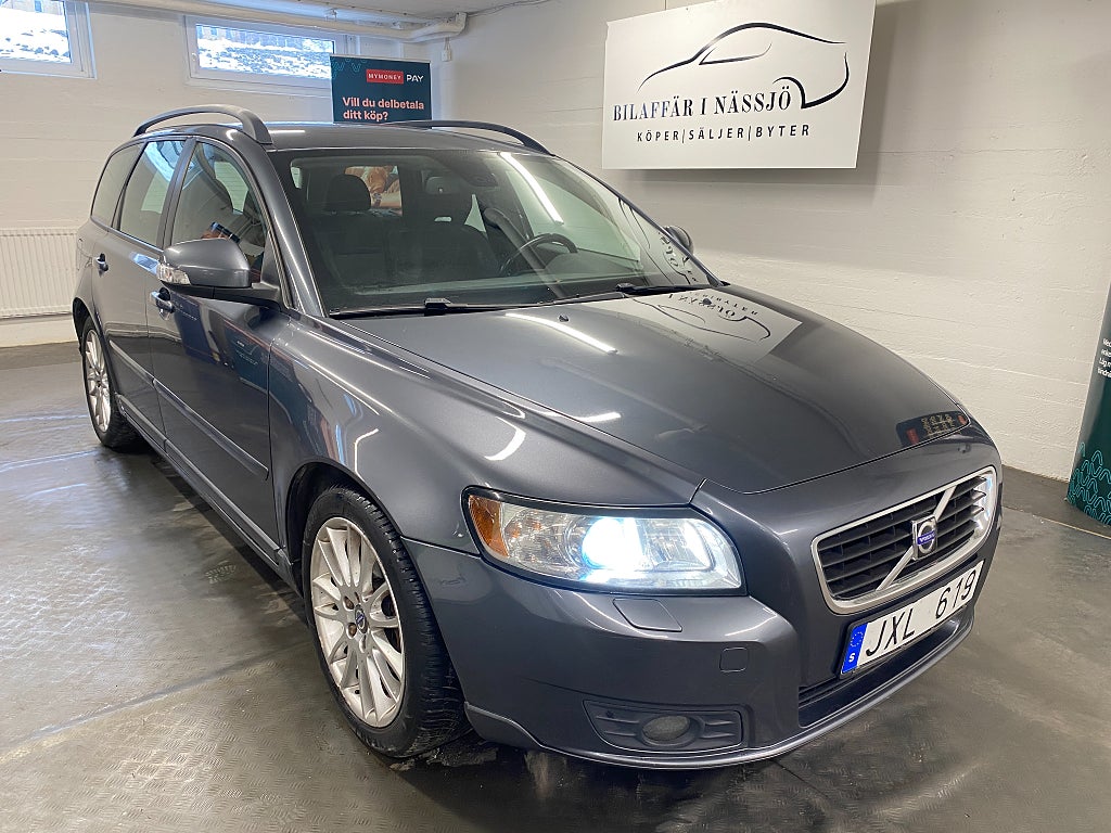 Volvo V50 1.8 Flexifuel Momentum Ny besiktning Servad