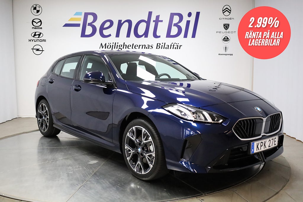 BMW 120 i M Sport 2.99% RÄNTA | Rattvärme | Backkamera