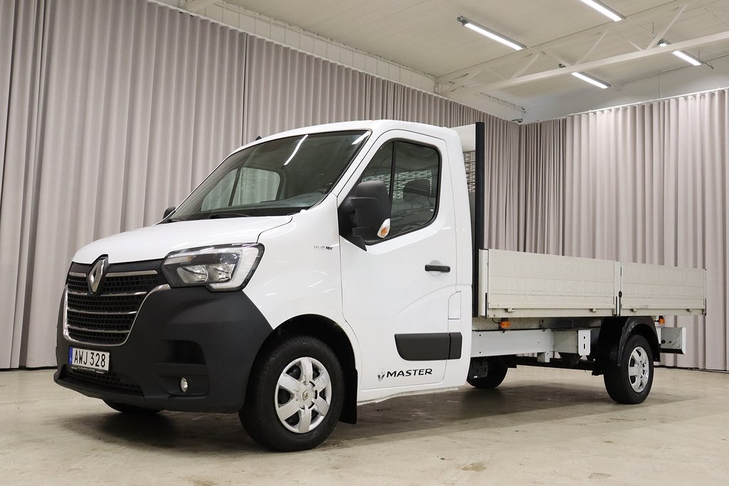 Renault Master dCi 180HK Lång Flak Drag Värmare GPS Momsbil