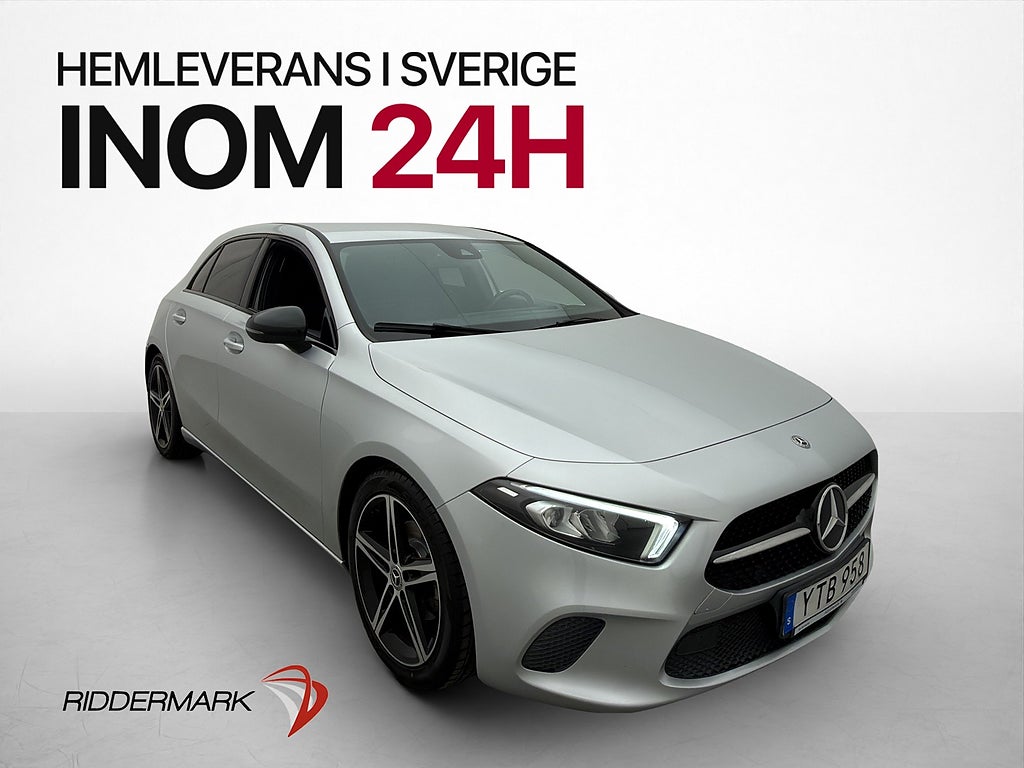 Mercedes-Benz A 180 Night Läder Kamera Carplay Navi 116hk